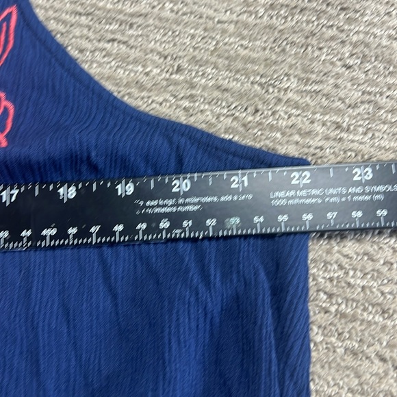 Torrid Sophie Gauze Embroidered Swing Cami Navy SZ 3X - Picture 7 of 8